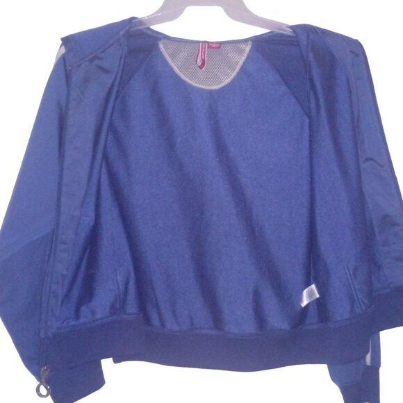 GLORIA VANDERBILT SPORT women's large vintage full zip hooded activewear jacket - Picture 7 of 11